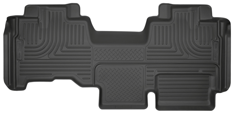 Ford F150 Floor Mats - Rear - Husky Liners - WeatherBeater - Black - `09-`14